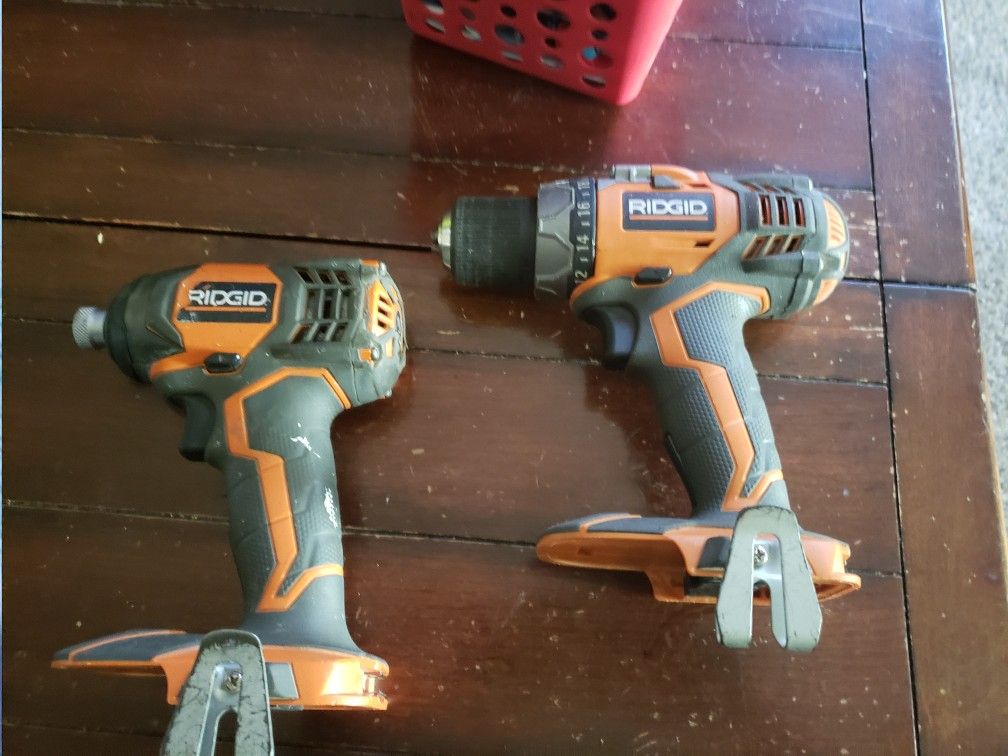 Ridgid 18v Drill/Impact combo