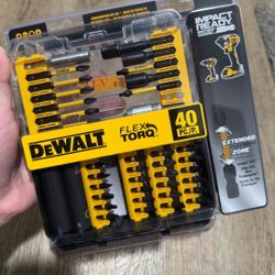 DEWALT Impact Flex Torq 40-Piece Steel Screwdriver Bit Set
Brand New