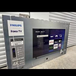 65” Philips Smart 4K LED UHD Tv