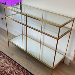 Glass/mirror Entryway Table