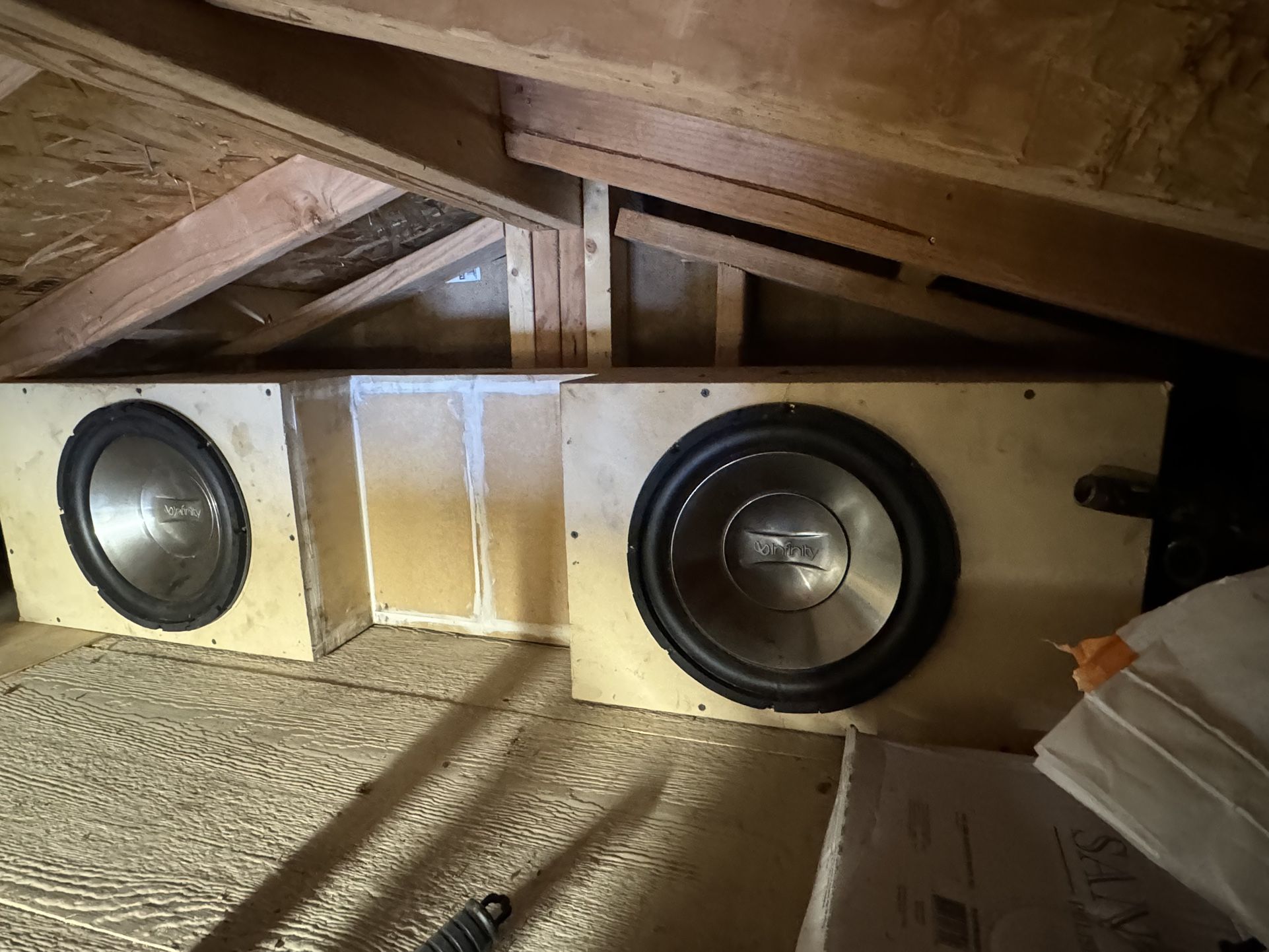 Infinity 12 Inch Subwoofers With Sub Box for Sale in Hanover Park, IL ...