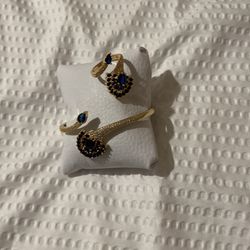 Hermoso Brazalete Con Anillo 