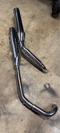 Honda VTX 1800F stick exhaust