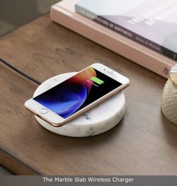 Solid Marble Stone Wireless Charging for iphones samsungs etc.