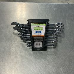 Pittsburgh 9pc Combination Wrench Set