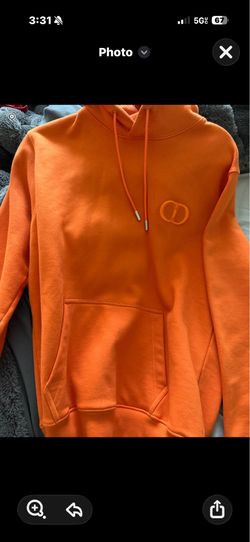 Dior hoodie orange