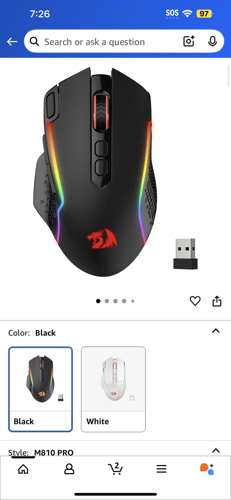 New! Wireless Gaming Mouse