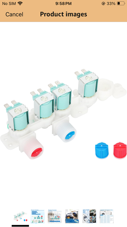 DC97-15459H Water Inlet Valve.