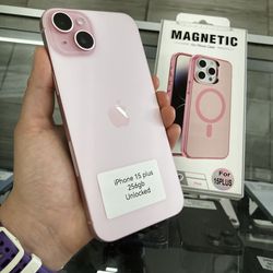 Pink iPhone 15 plus unlocked cash or $10 down