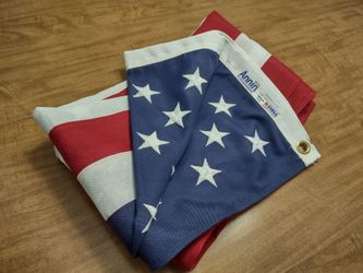 Annin USA Flag, 3x5, 100% Polyester, Heavy Duty