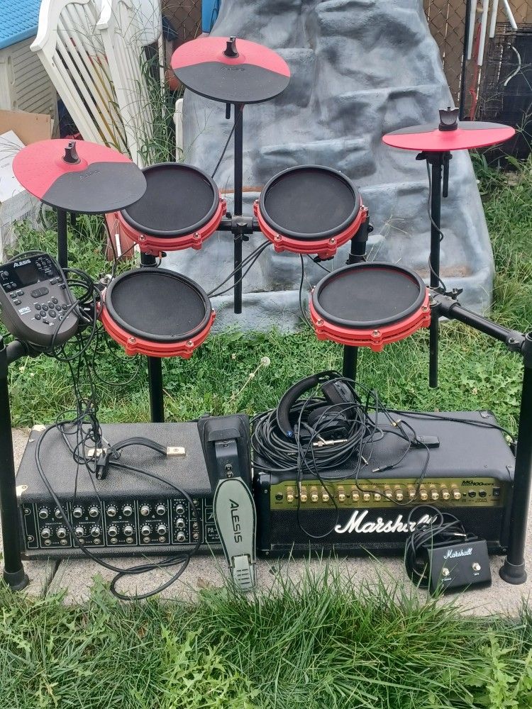 Alexis Electric Drumset And Everything You See Included 