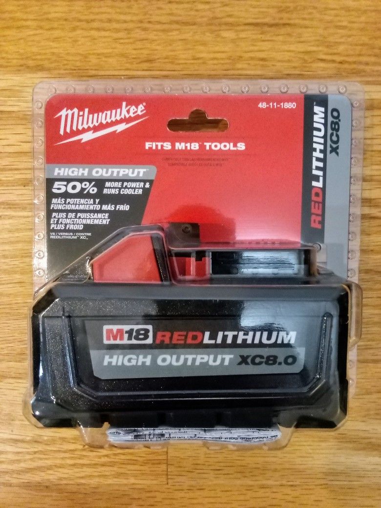 Milwaukee M18 High Output XC8.0 Battery