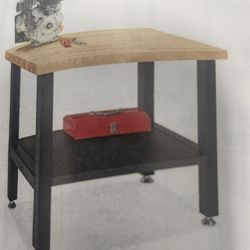 Heavy duty shop table 24x24x32    $250
