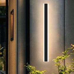 Outdoor Led Waterproof Modern Wall Light, 31W Warm White Light Wall Hanging