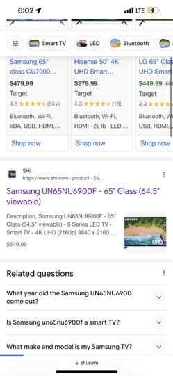 Samsung Tv 65inch