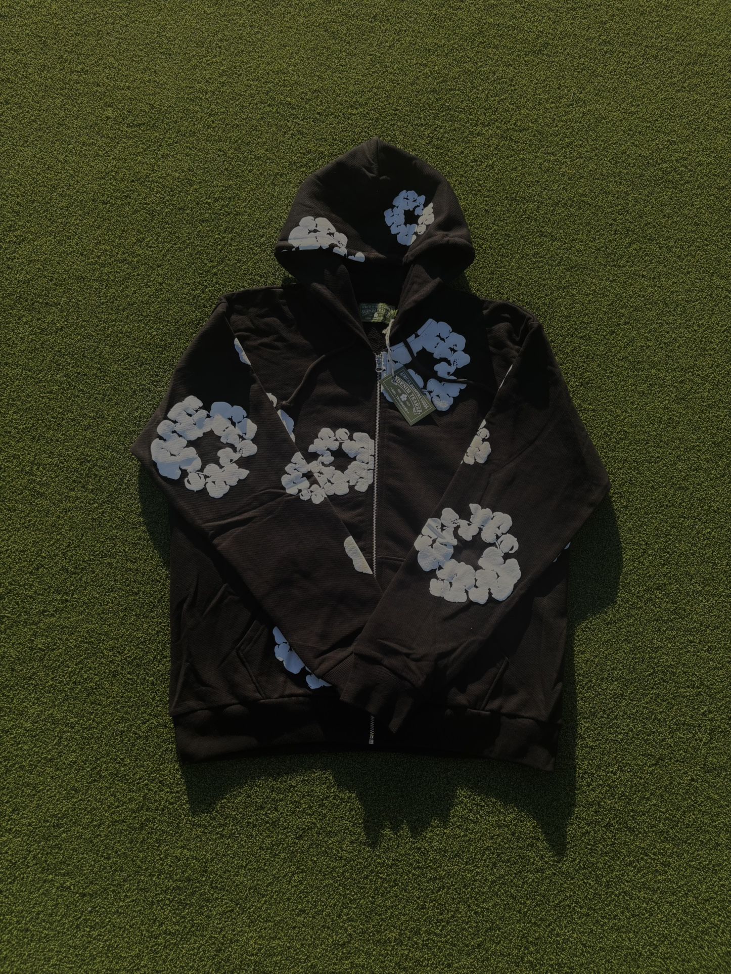 denim Tear Zip Up