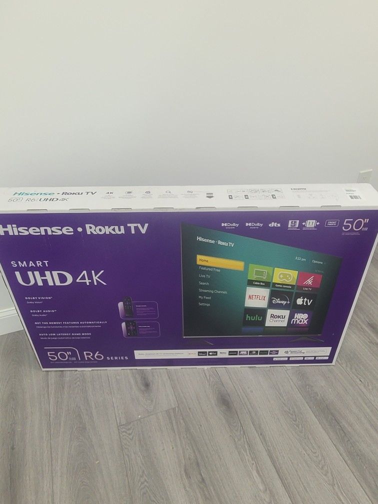 50 Inch Hisense Roku Tv Brand New In The Box NEVER USED