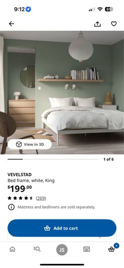 IKEA king size bed frame