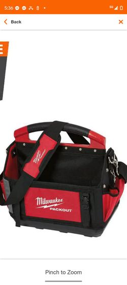 Milwaukee pack out tote