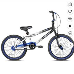 20" Kent Ambush BMX Bicycle, 20" Wheels, Child Ages 7-14 Years, Blue