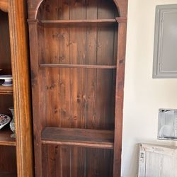 Dark Wood Bookshelf