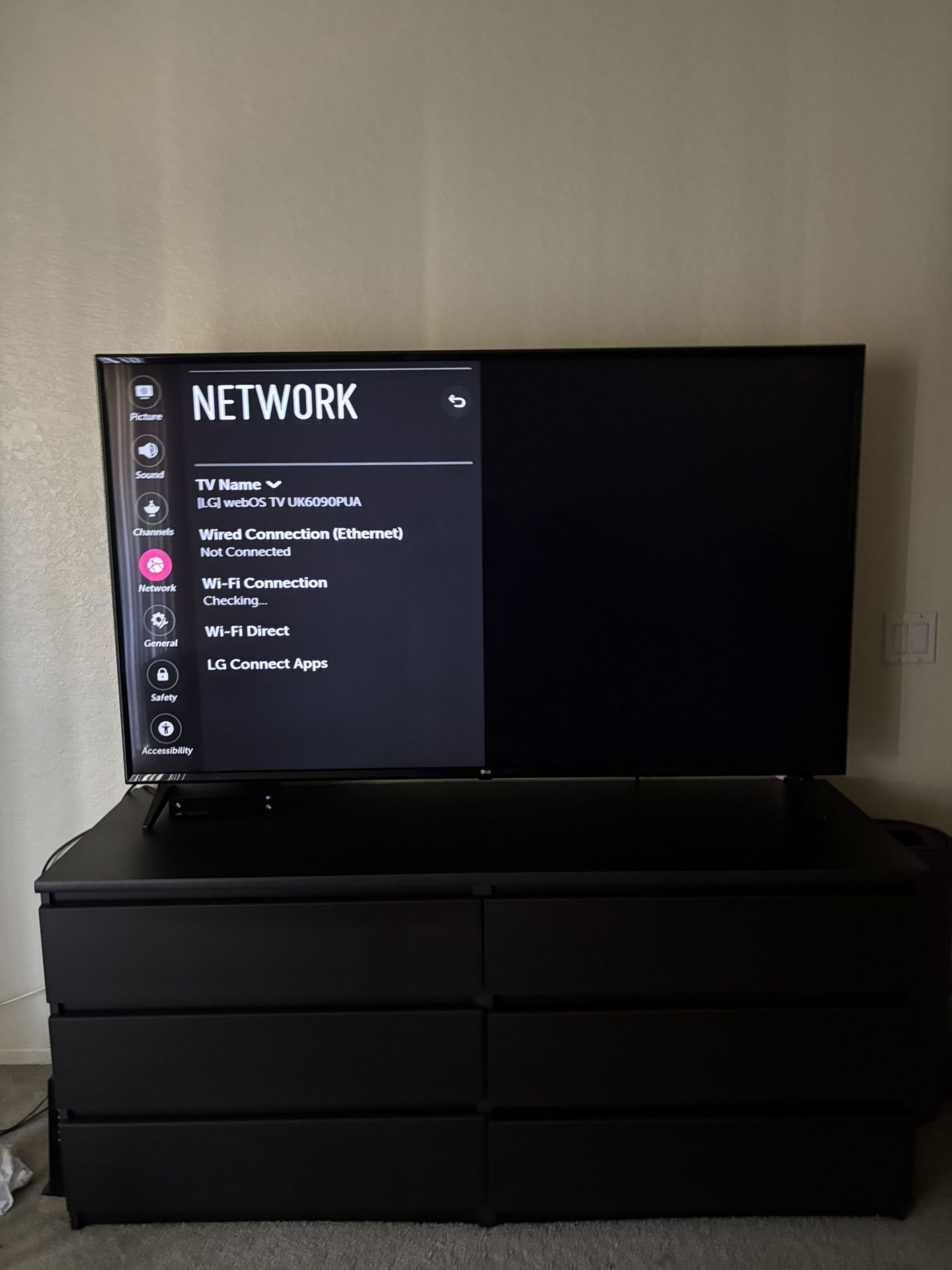 65” LG Smart TV