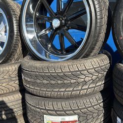 WHEELS US MAGS 22” STAGGERED OBS C10