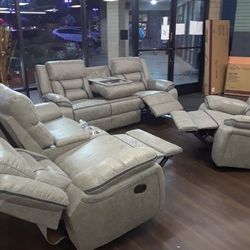 Recliner Sofa And Glider Recliner Loveseat