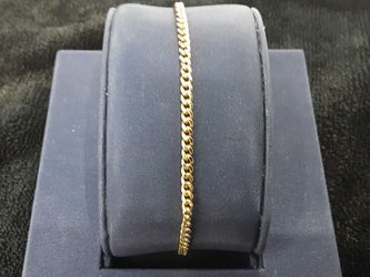 Cuban Link Bracelet - Yellow Gold 10k (.417) 2.3 grams 9 inch