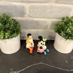 Disney Minnie Mouse & Cinderellas prince Glass Figures - home decor - Simi valley