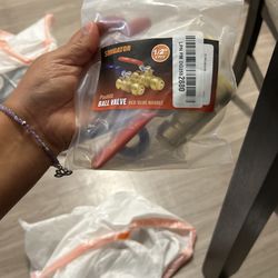 Válvula de bola de cierre de 1/2 pulgada, válvula de bola SUNGATOR de 1/2 pulgada, cierre de agua a presión para conectar, fácil de combinar con la tu