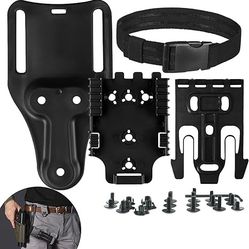 BRAND NEW Gun Holder Accessories with Thigh Strap Tactical Police Gear, 2" Mid Ride Belt Loop & Qls Quick Locking System