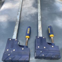 2 IRWIN (contact info removed) CLAMP PARALLEL JAW BOX 48-INCH