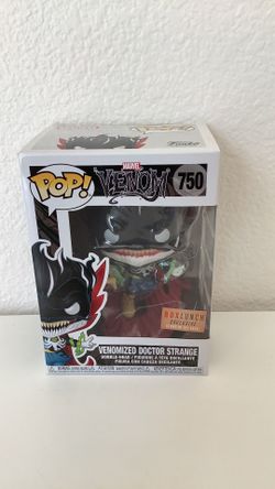 Funko pop Marvel Venomized Doctor Strange #750 glow in the dark box lunch exclusive
