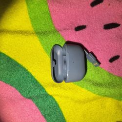 Earbud Charger Holder No Buds And Broken Earbuds