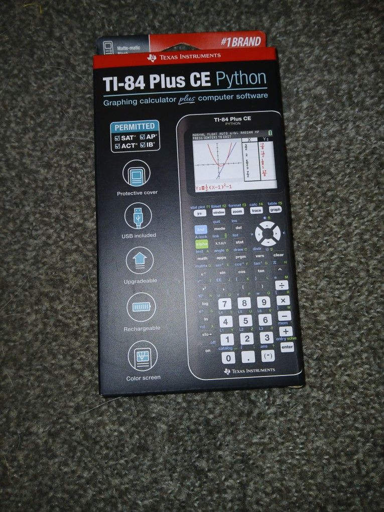 TI-84 Plus CE Python GRAPHING Calculator Plus COMPUTER SOFTWARE