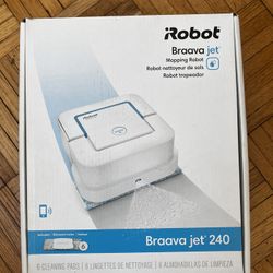 iRobot Braava Jet 240 Mopping Robot – Like new, Box Included