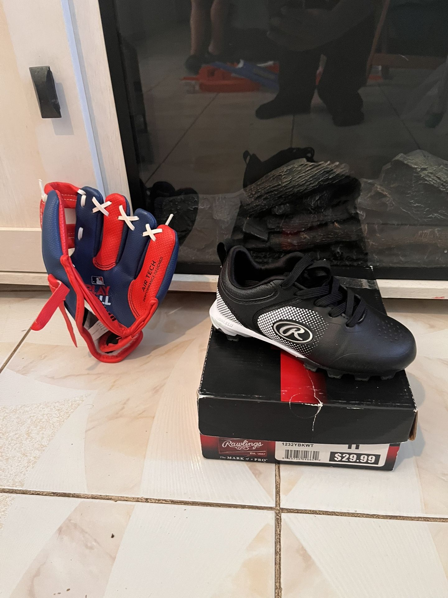 T Ball Glove And Cleats