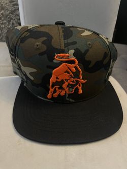 New Genuine Lamborghini hat X2 - Raging Bull Camo Orange 