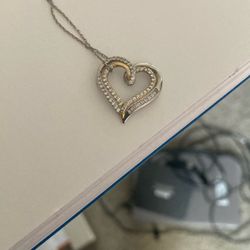 Sterling Silver Necklace With Heart