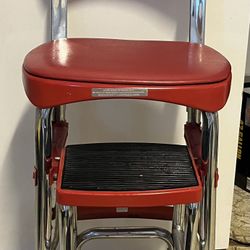Old Fashioned Step Stool Chair 