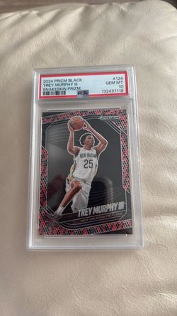 Trey Murphy III 2024 Prizm Black Snakeskin PSA 10
