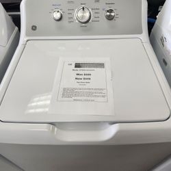 4.3 cu. ft. Top Load Washer in White with Dual Action Agitator and Sanitize with Oxi