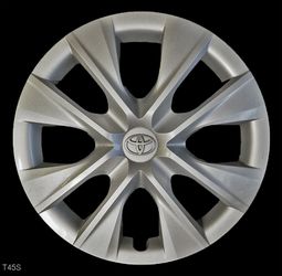 Hubcaps Genuine OEM Toyota Silver 15in Steel Rims