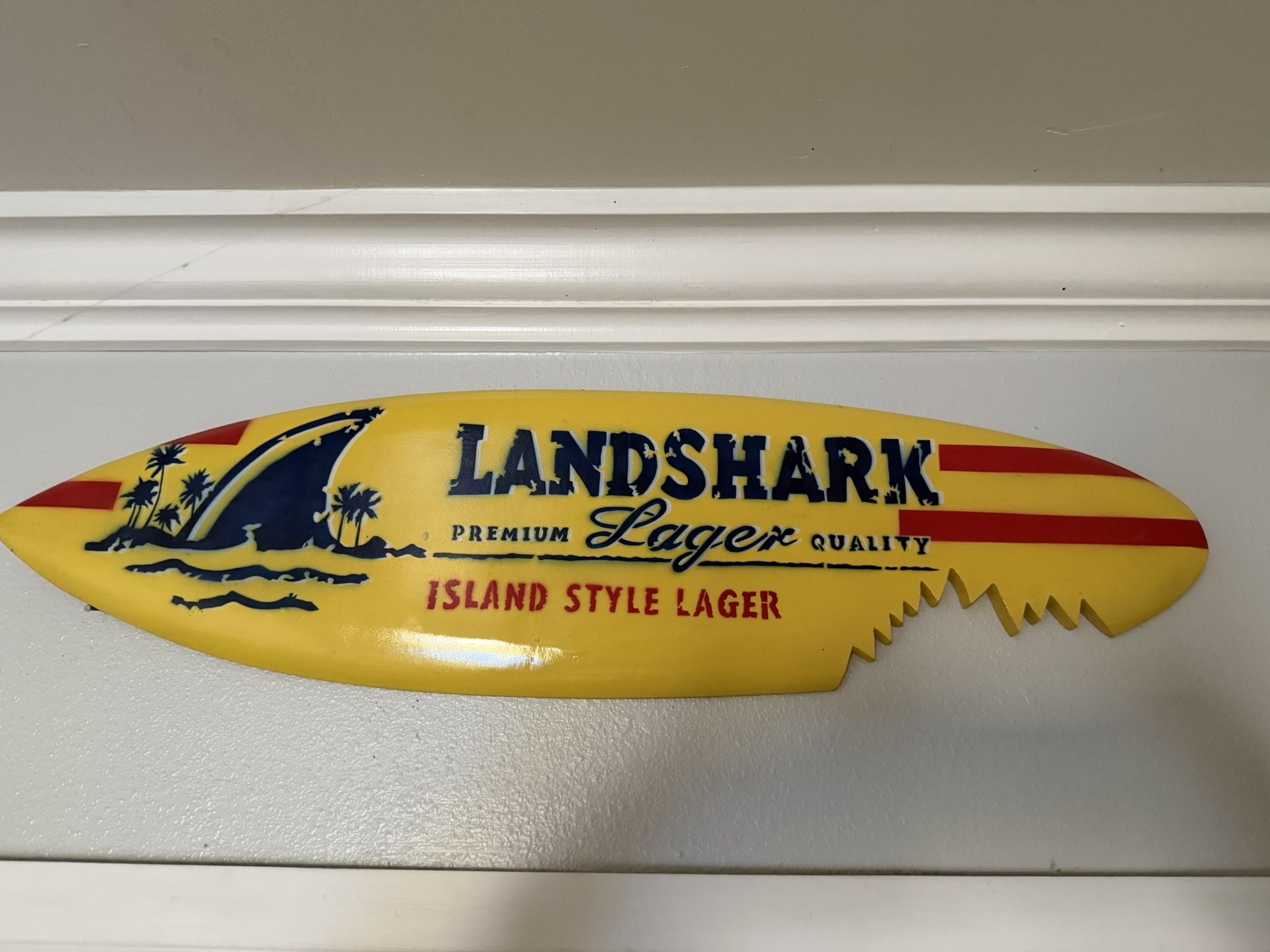 Land shark Lager Wall Sign