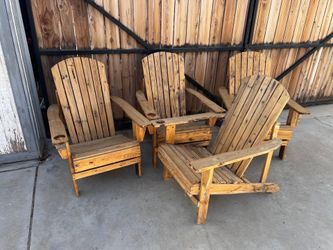 4 Adirondack Chairs