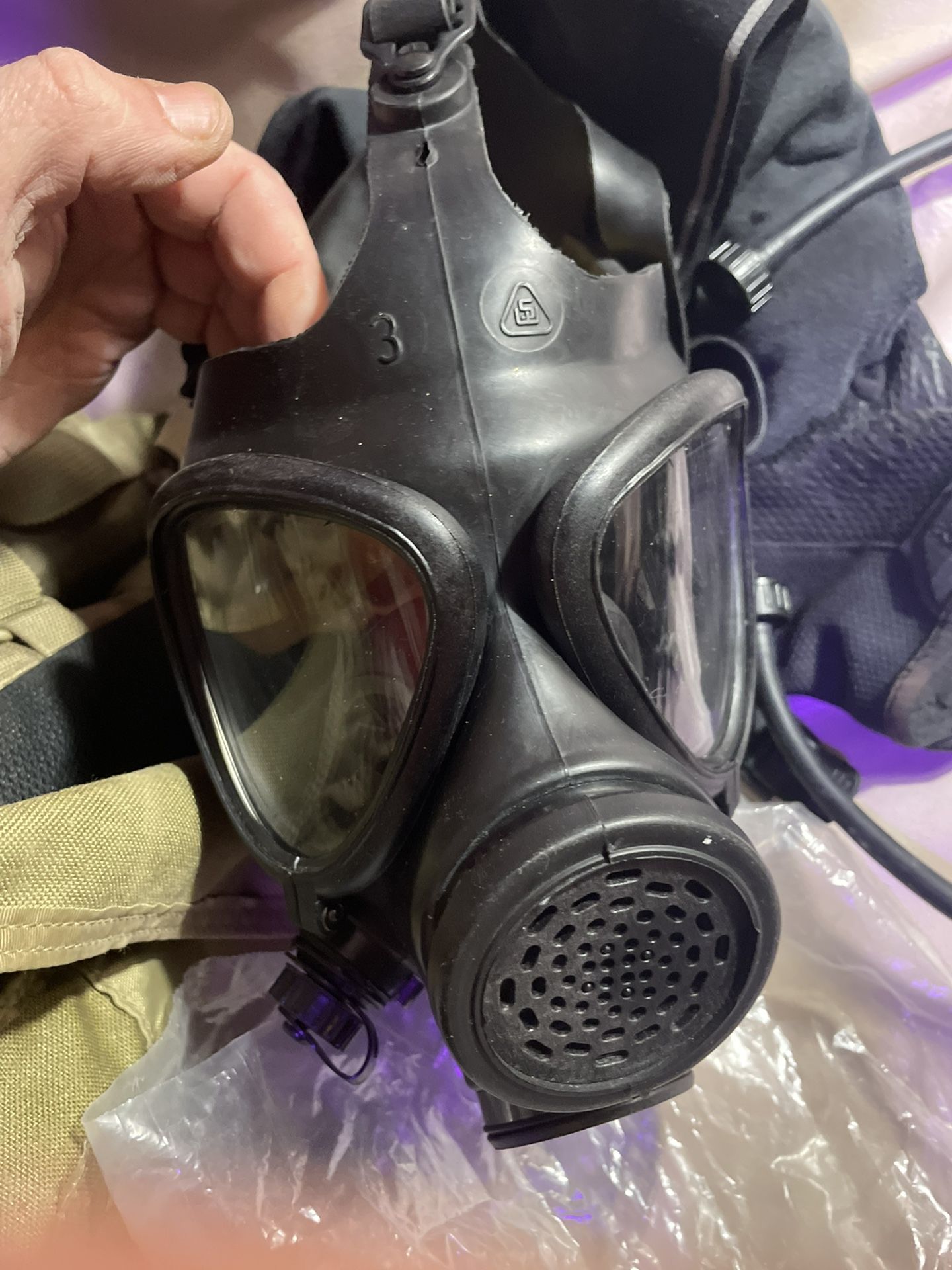 Israeli FP5 M15 Gas Mask With Filter