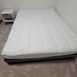 Queen mattress and bed frame