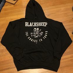 Vintage Blacksheep The Choice Is Yours Black Hooded Sweatshirt Size XXL