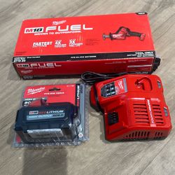 Milwaukee Hackzall. Model 2719-20. Battery. 6.0 High Output  Rapid Charger